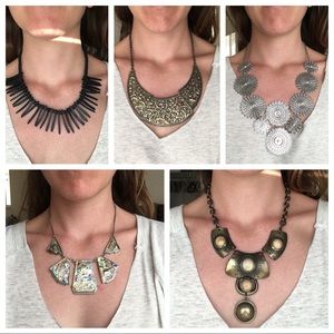 Stylish Necklaces, Set of 5